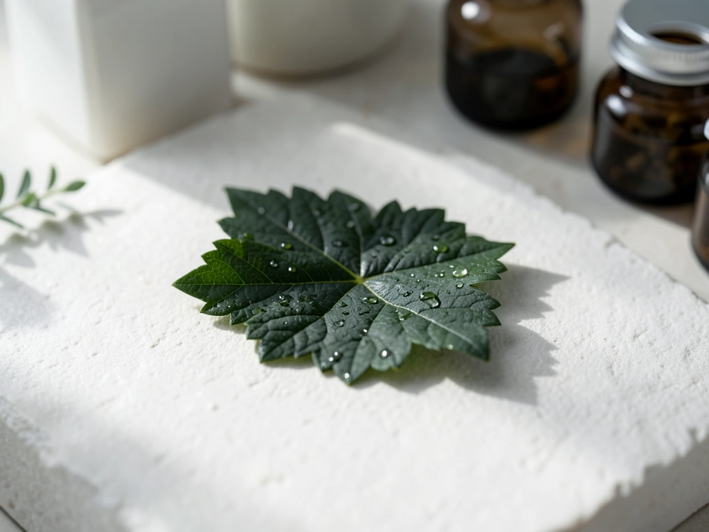Medicinal leaf detail